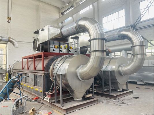 Dessiccateur rotatoire d'épuration de machine plus sèche industrielle de boue dans l'industrie alimentaire