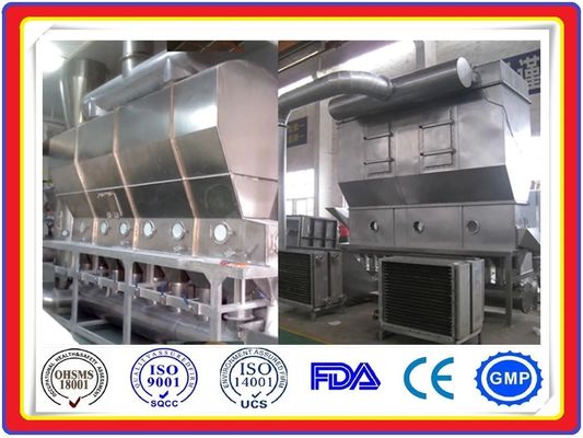 Dessiccateur vibrant de lit fluide pour l'opération facile pharmaceutique garantie de 1 an