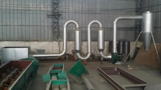 Machine de séchage de farine de l'équipement de séchage de riz d'amidon de tube d'impulsion de sciure de bois 220V-450V
