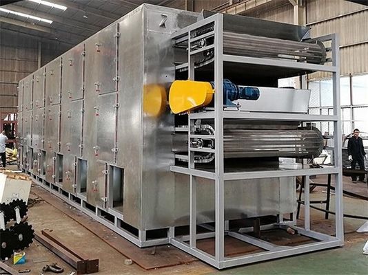 Système de séchage plus sec continu multicouche végétal de bande de conveyeur de machine