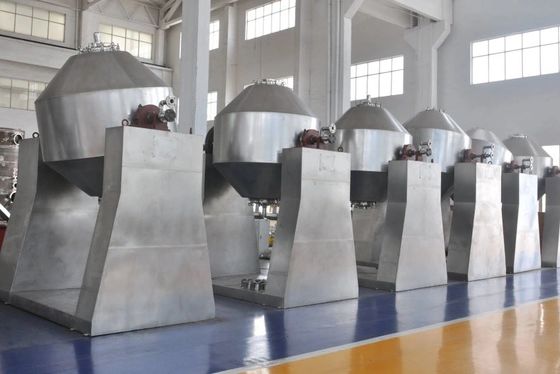 Le mélangeur industriel de SUS304 SUS316L usine le dessiccateur rotatoire de vide de double cône