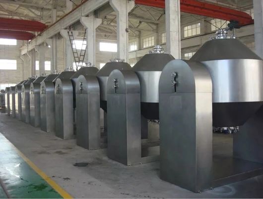 Le mélangeur industriel de SUS304 SUS316L usine le dessiccateur rotatoire de vide de double cône