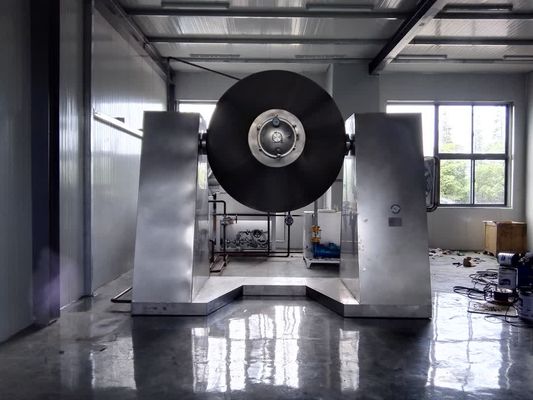 Le mélangeur industriel de SUS304 SUS316L usine le dessiccateur rotatoire de vide de double cône