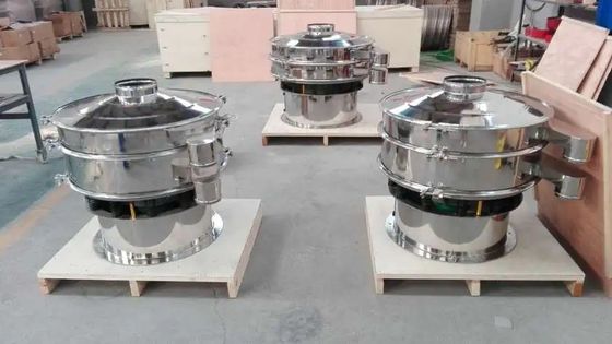La machine circulaire rotatoire d'écran de vibration saupoudrent le revêtement tamisant la machine