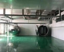 Un dessiccateur plus sec de sublimation de la machine 30kg/Batch-5000kg/batch de gel de la viande SUS304