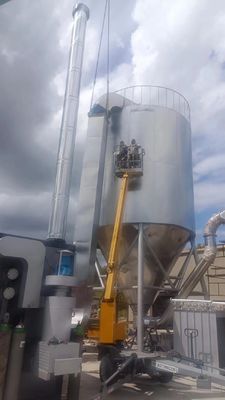 Machine de dessiccateur de jet de 2-30kw pour la nourriture de glucose de poudre de thé de repas de sang de porc